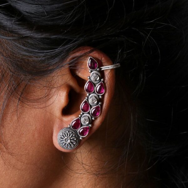 silver earring