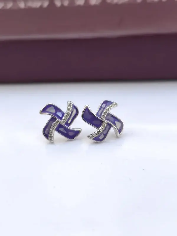 amethyst swirl studs 💜✨