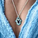 auraguard hamsa pendant
