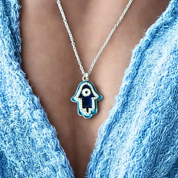 auraguard hamsa pendant