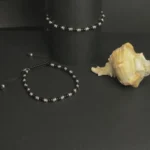 black beads silver anklets video