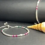 Dual stone beaded anklet, video preview still