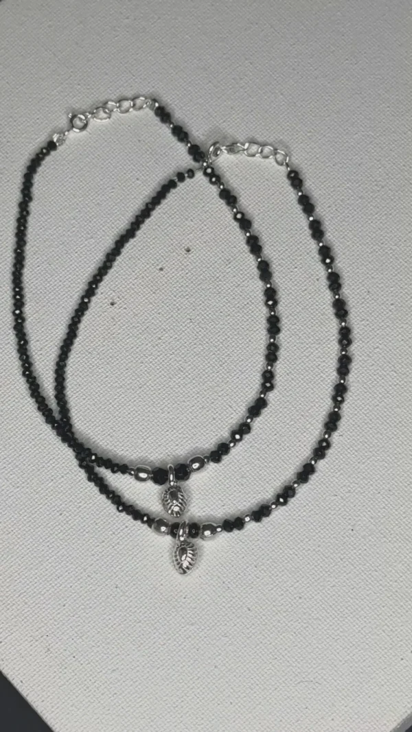 noir charm anklet video