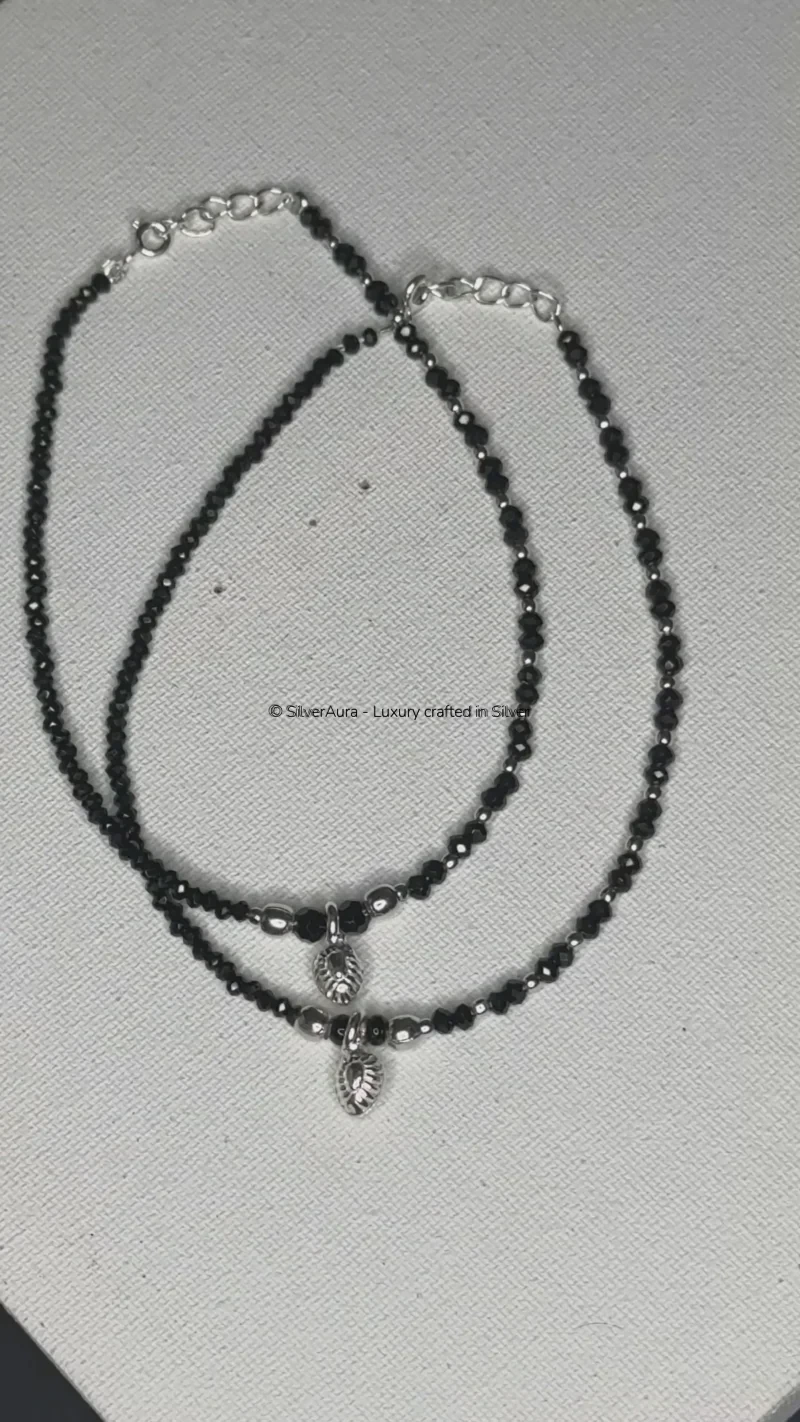 Noir charm anklet, video preview still
