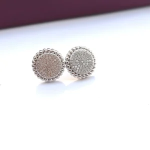 pave disc studs