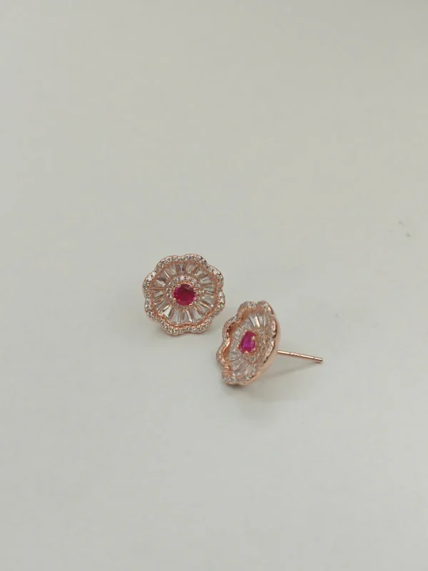 rubby blossom earing 3