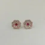 ruby blossom earring 2