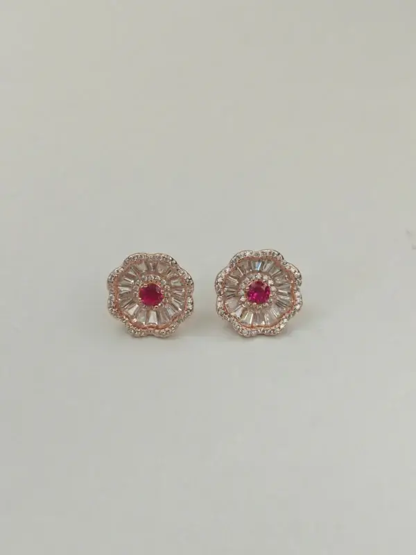 ruby blossom earring 2