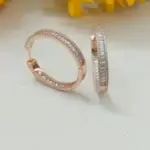 sarkle pave hoops
