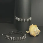 silver double beaded charm bracelet video