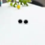 the eclipse fan stud earings