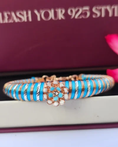Ocean bloom bracelet in 925 sterling silver