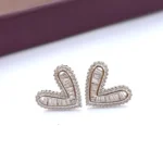 ❤ the baguette heart studs ❤