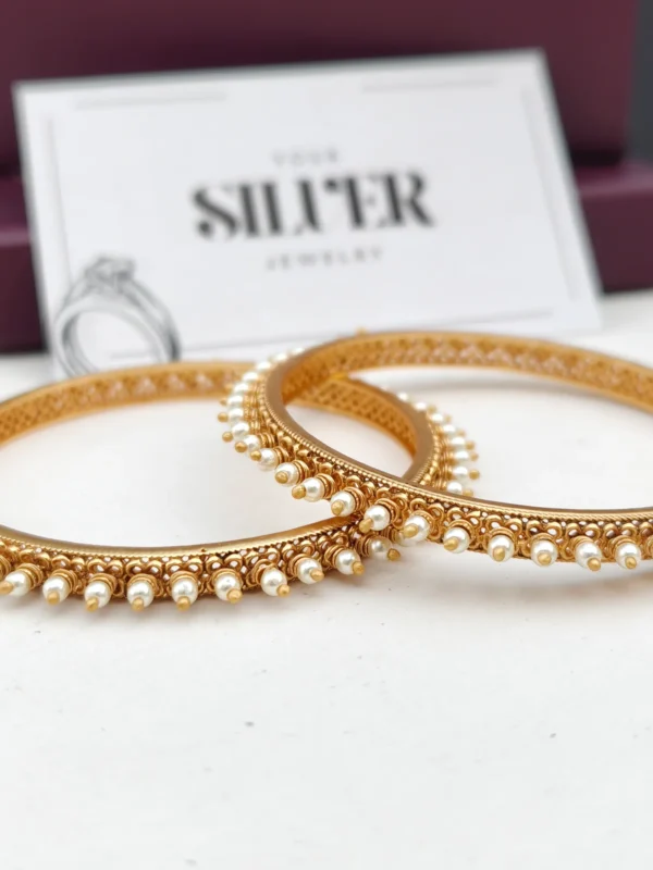 pearlclassicsilverbangles
