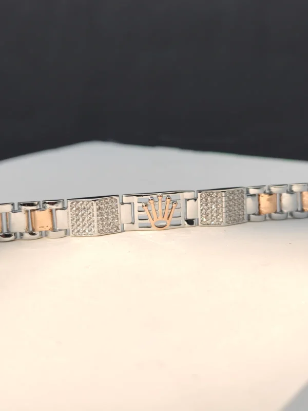 signature rolex crown bracelet