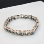 warrior crest silver bracelet