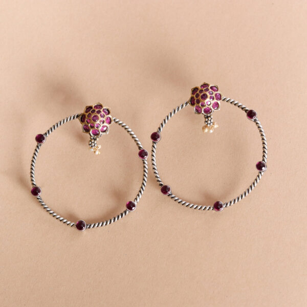 silver earring