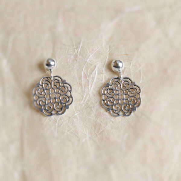silver earring