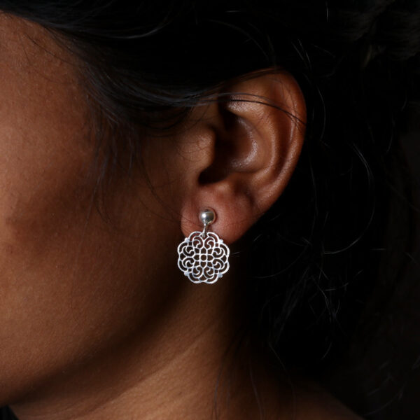silver earring