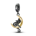 charming 925 silver persian cat charms