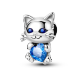 charming 925 silver persian cat charms