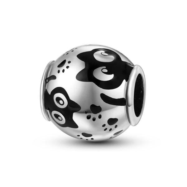 charming 925 silver persian cat charms
