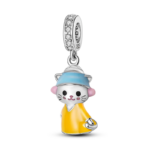 charming 925 silver persian cat charms