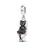 charming 925 silver persian cat charms