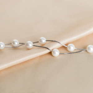 double line pearl bracelet