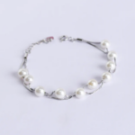 double line pearl bracelet