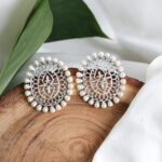 silver jaali studds