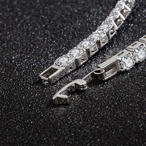 s925 sterling silver zirconia tennis ball bracelet
