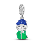 charming 925 silver persian cat charms
