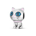 charming 925 silver persian cat charms