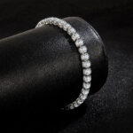 s925 sterling silver zirconia tennis ball bracelet