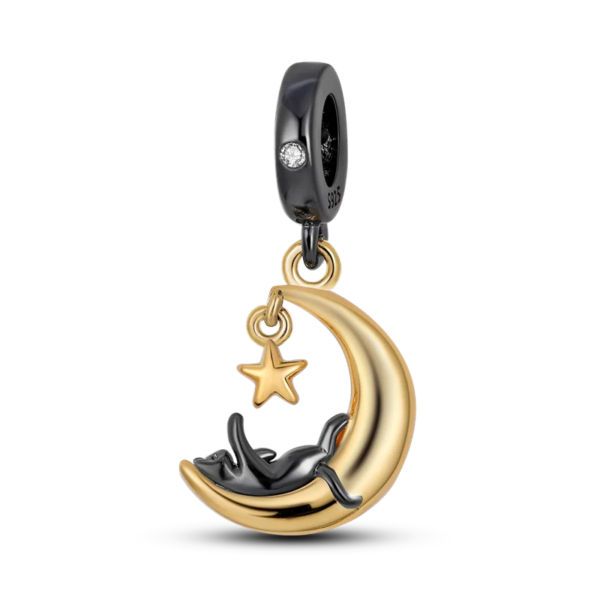 charming 925 silver persian cat charms