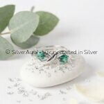Infinity green ring, front view