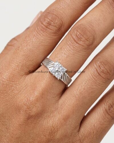 The Shades Ring in 925 sterling silver